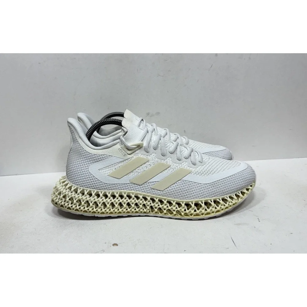 Adidas 4DFWD 2 Sneakers GX9271 Womens Size 9.5 White Gray Athletic Running Shoes